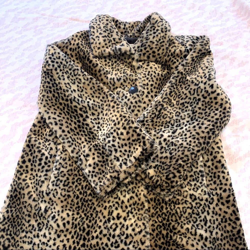 Vintage Boulevard East Faux Fur Coat Size M